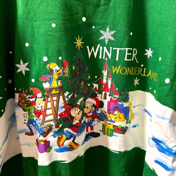 NEW Walt Disney World Mickey & Friends Christmas Holiday Crewneck Sweater - Picture 3 of 4